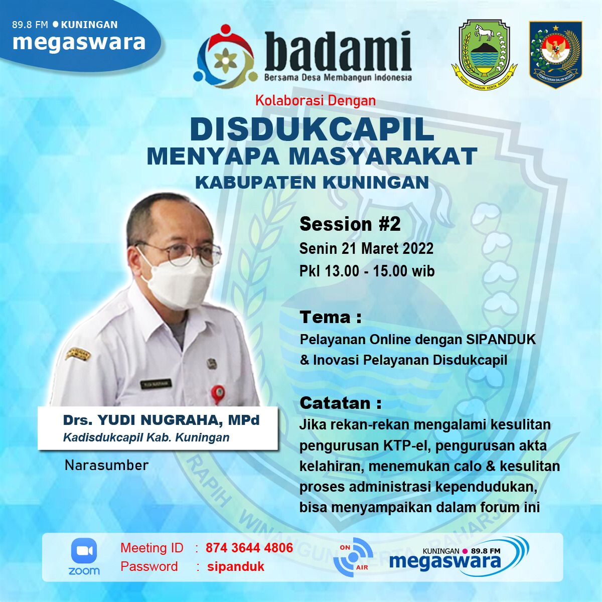 DISDUKCAPIL MENYAPA MASYARAKAT SEASON #2