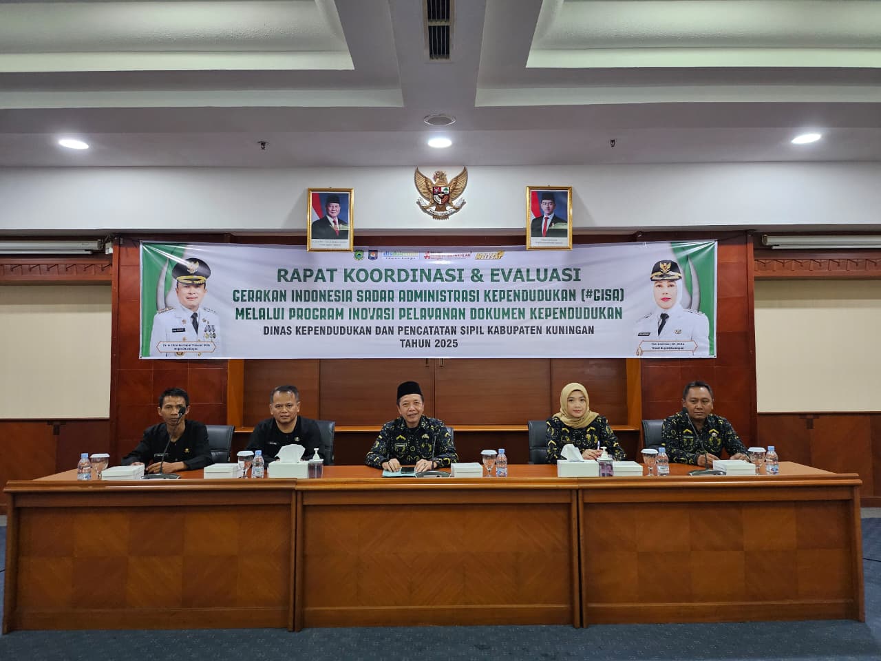 Rapat Koordinasi dan Evaluasi Gerakan Indonesia Sadar Administrasi Kependudukan (GISA) Melalui Program PADUKA (Pelayanan Adminduk usai Perkawinan)