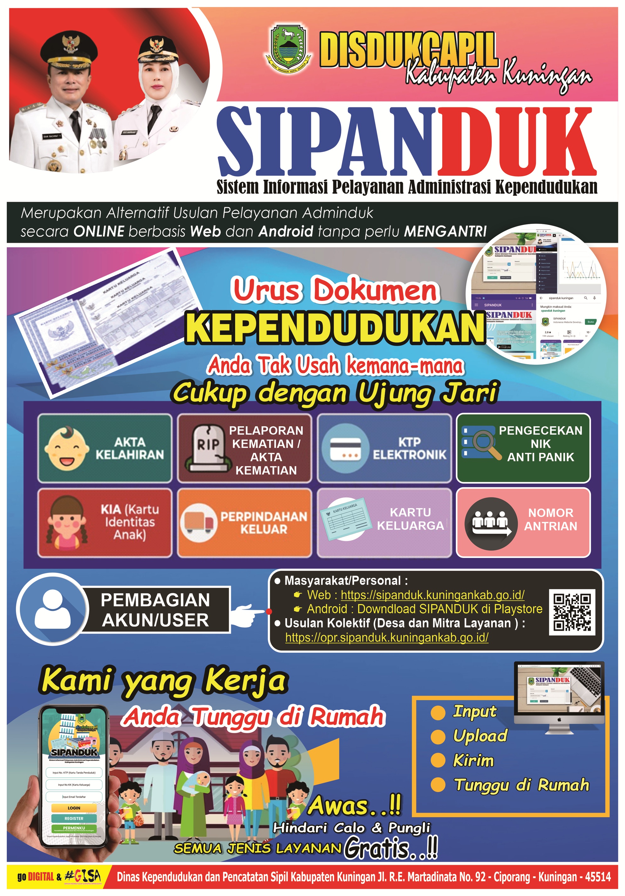 SIPANDUK (Sistem Informasi Pelayanan Administrasi kepeNduDUKan)